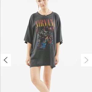 Nirvana oversized tshirt dress